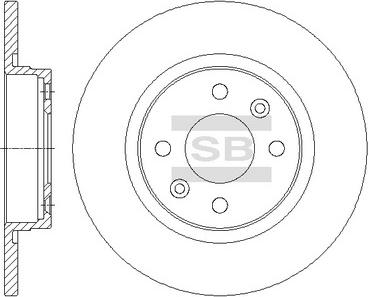 Hi-Q SD3049 - Disque de frein cwaw.fr