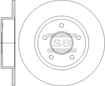 Hi-Q SD3045 - Disque de frein cwaw.fr