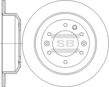 Hi-Q SD2047 - Disque de frein cwaw.fr