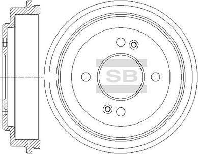 Hi-Q SD2071 - Tambour de frein cwaw.fr