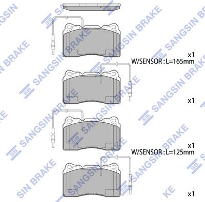 Hi-Q SP4145B - Kit de plaquettes de frein, frein à disque cwaw.fr