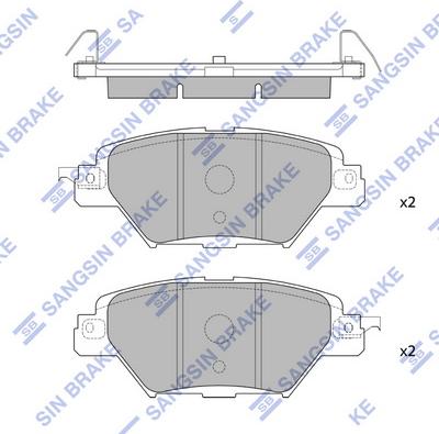 Zimmermann 22613.145.1 - Kit de plaquettes de frein, frein à disque cwaw.fr