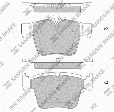 Hi-Q SP4252 - Kit de plaquettes de frein, frein à disque cwaw.fr