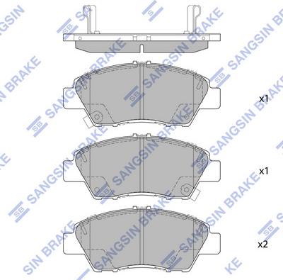 Valeo 601181 - Kit de plaquettes de frein, frein à disque cwaw.fr