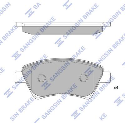 Hi-Q SP1413 - Kit de plaquettes de frein, frein à disque cwaw.fr