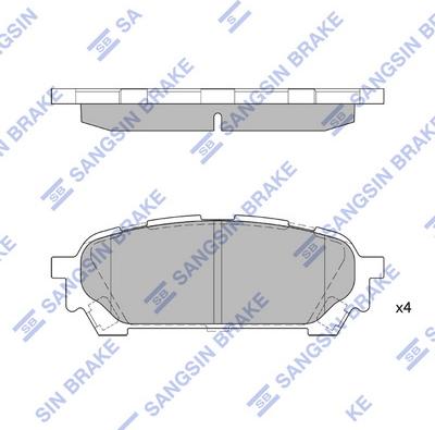 Hi-Q SP1532 - Kit de plaquettes de frein, frein à disque cwaw.fr