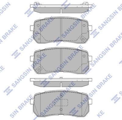 Hi-Q SP1192 - Kit de plaquettes de frein, frein à disque cwaw.fr