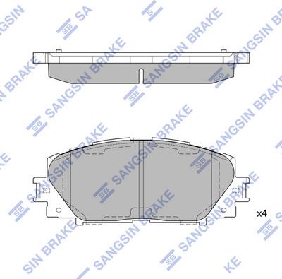 Hi-Q SP1377 - Kit de plaquettes de frein, frein à disque cwaw.fr