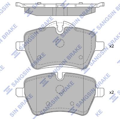 Hi-Q SP1799 - Kit de plaquettes de frein, frein à disque cwaw.fr