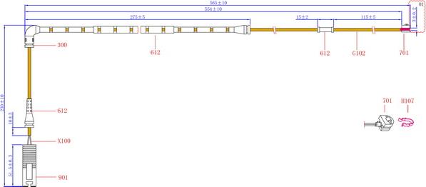 Hi-Q SWS1121 - Contact d'avertissement, usure des plaquettes de frein cwaw.fr