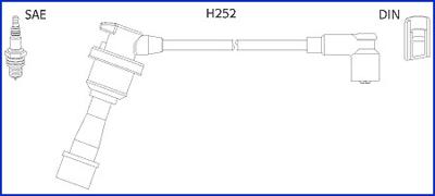 HITACHI 134480 - Kit de câbles d'allumage cwaw.fr