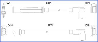 HITACHI 134474 - Kit de câbles d'allumage cwaw.fr