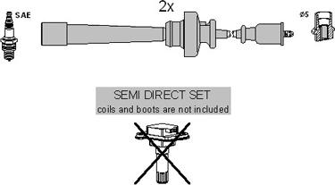 HITACHI 134613 - Kit de câbles d'allumage cwaw.fr