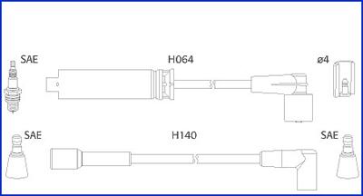 HITACHI 134239 - Kit de câbles d'allumage cwaw.fr