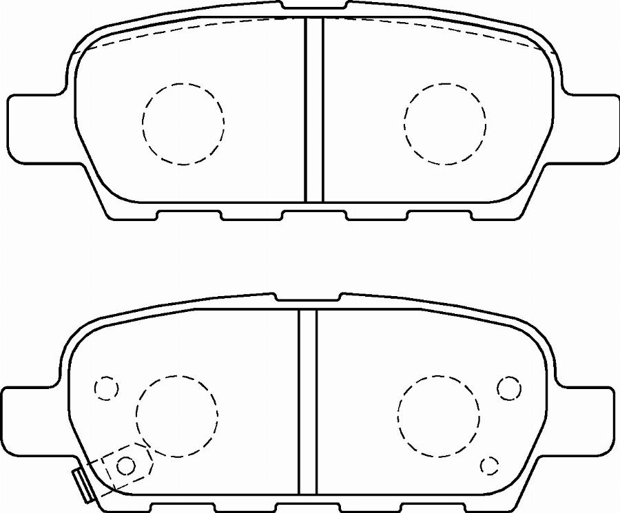 HITACHI BRAC00213A - Kit de plaquettes de frein, frein à disque cwaw.fr