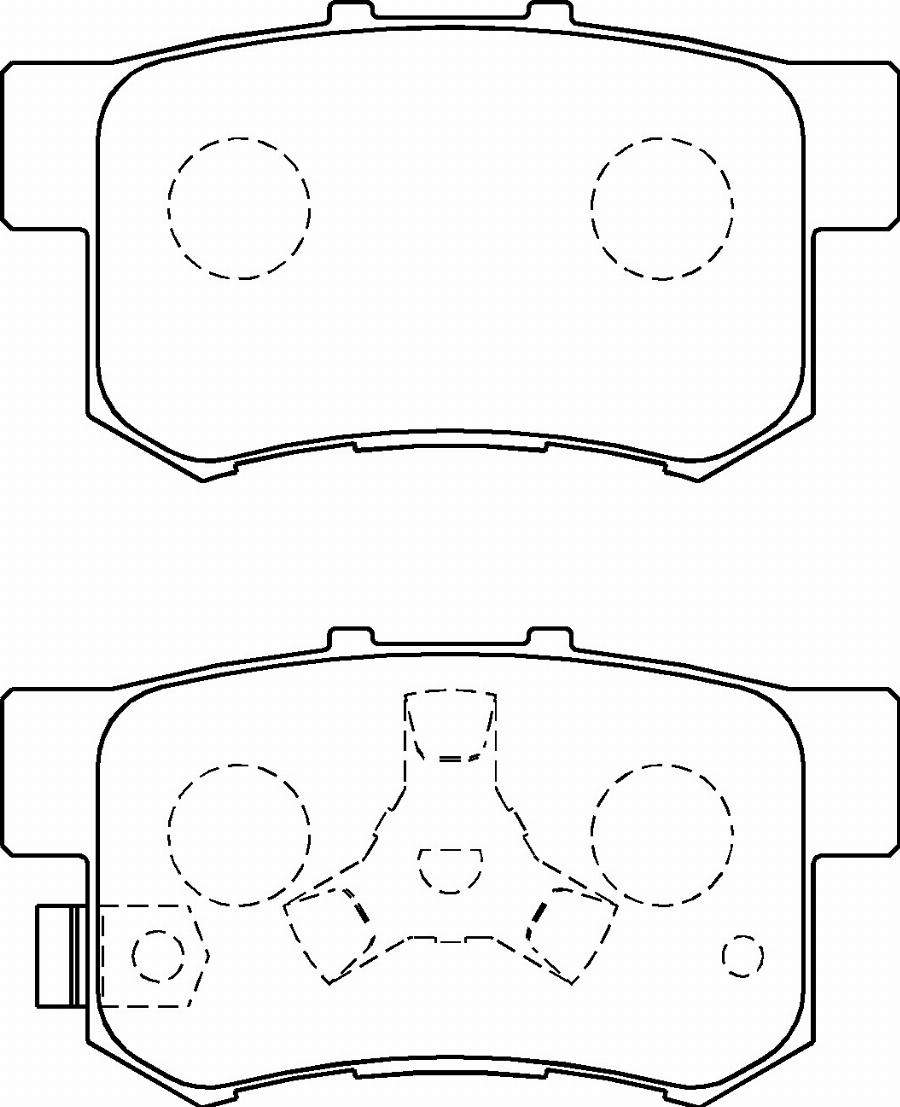 HITACHI BRPC00815A - Kit de plaquettes de frein, frein à disque cwaw.fr