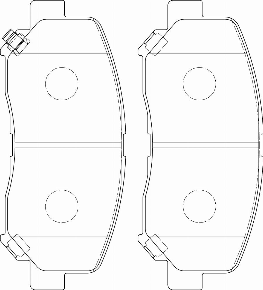 HITACHI BRPC00826A - Kit de plaquettes de frein, frein à disque cwaw.fr