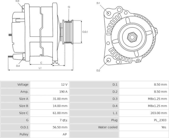 HITACHI LR1190-901 - Alternateur cwaw.fr