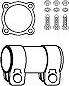 HJS 82 11 3213 - Kit d'assemblage, catalyseur cwaw.fr