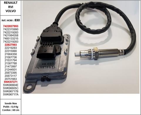 Hobi 830 - Jeu de sondes lambda cwaw.fr