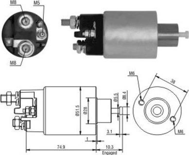 Hoffer 46099 - Contacteur, démarreur cwaw.fr