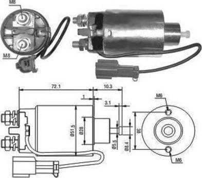 Hoffer 46096 - Contacteur, démarreur cwaw.fr