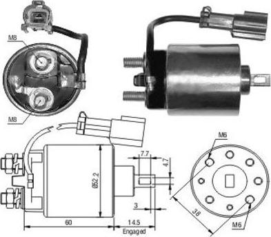 Hoffer 46090 - Contacteur, démarreur cwaw.fr