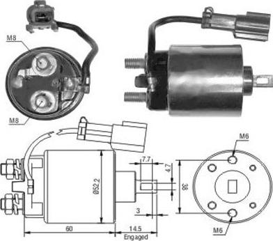 Hoffer 46091 - Contacteur, démarreur cwaw.fr