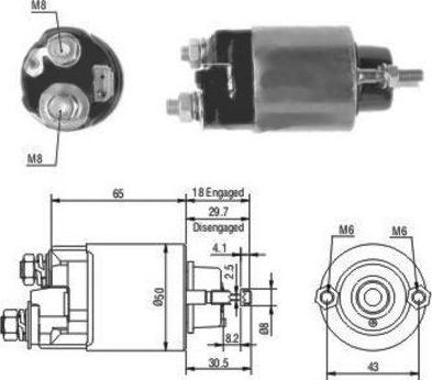 Hoffer 46097 - Contacteur, démarreur cwaw.fr