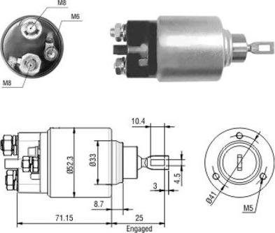 Hoffer 46044 - Contacteur, démarreur cwaw.fr