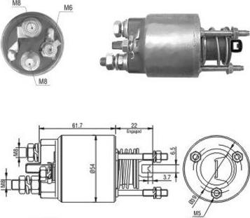 Hoffer 46048 - Contacteur, démarreur cwaw.fr