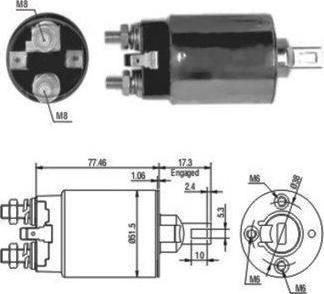 Hoffer 46057 - Contacteur, démarreur cwaw.fr