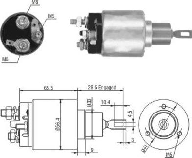 Hoffer 46019 - Contacteur, démarreur cwaw.fr