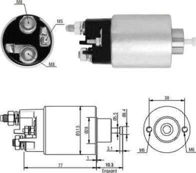 Hoffer 46014 - Contacteur, démarreur cwaw.fr