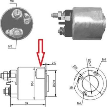 Hoffer 46086 - Contacteur, démarreur cwaw.fr