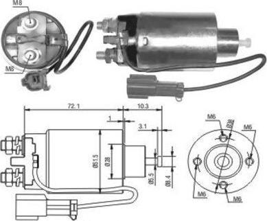 Hoffer 46038 - Contacteur, démarreur cwaw.fr