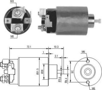 Hoffer 46025 - Contacteur, démarreur cwaw.fr