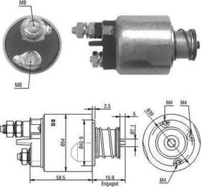 Hoffer 46020 - Contacteur, démarreur cwaw.fr