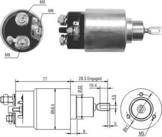 Hoffer 46028 - Contacteur, démarreur cwaw.fr