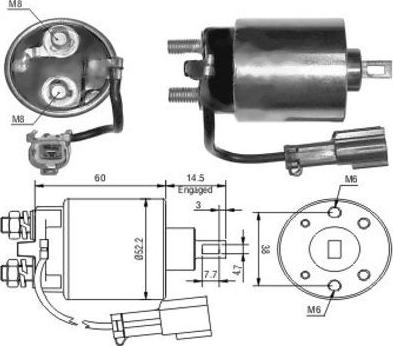 Hoffer 46023 - Contacteur, démarreur cwaw.fr