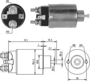 Hoffer 46027 - Contacteur, démarreur cwaw.fr