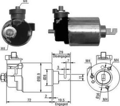 Hoffer 46079 - Contacteur, démarreur cwaw.fr