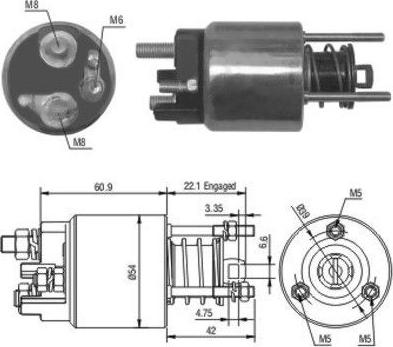 Hoffer 46076 - Contacteur, démarreur cwaw.fr