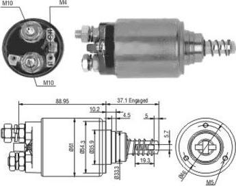 Hoffer 46191 - Contacteur, démarreur cwaw.fr