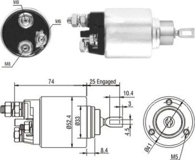 Hoffer 46144 - Contacteur, démarreur cwaw.fr