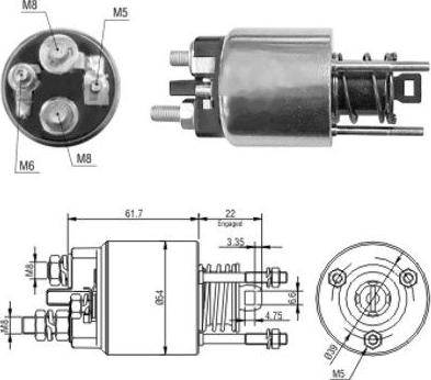 Hoffer 46145 - Contacteur, démarreur cwaw.fr