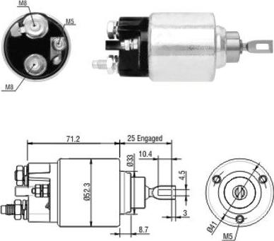 Hoffer 46154 - Contacteur, démarreur cwaw.fr