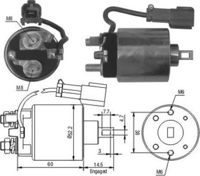 Hoffer 46150 - Contacteur, démarreur cwaw.fr