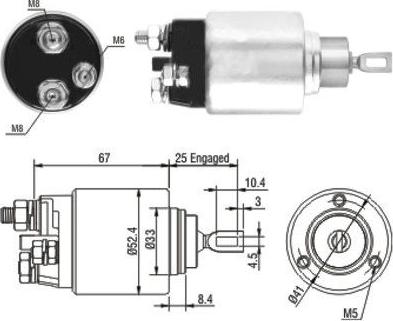 Hoffer 46151 - Contacteur, démarreur cwaw.fr