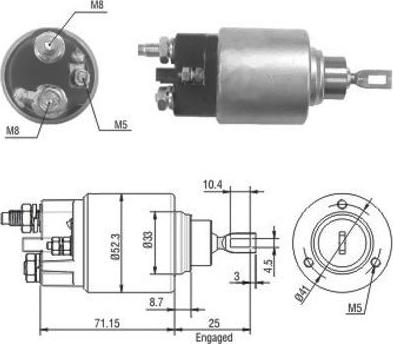 Hoffer 46153 - Contacteur, démarreur cwaw.fr